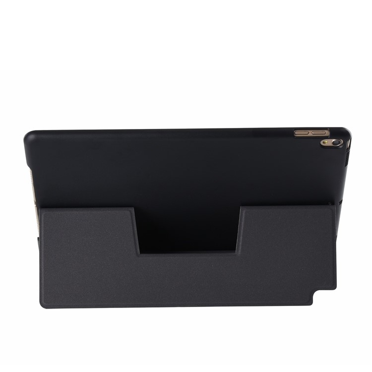 Teclado Do Bluetooth Da Tampa De Couro T1010 Para O Ar Do Ipad 10,5 Polegadas (2019) / Pro 10,5 Polegadas (2017) - Preto-4