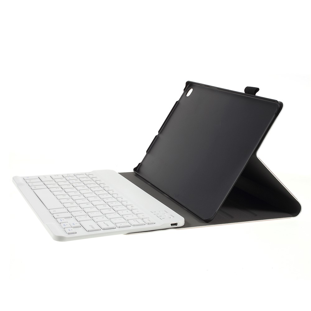 Smart Bluetooth Keyboard Leather Stand Case for Samsung Galaxy Tab S5e SM-T720/SM-T725 - Rose Gold-5