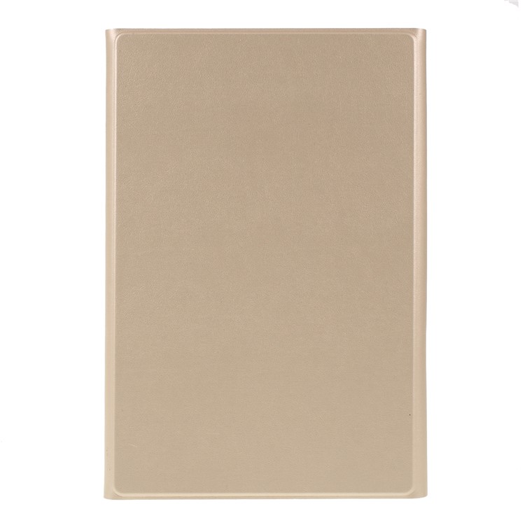 Funda De Cuero Inteligente Con Teclado Bluetooth Para Samsung Galaxy Tab S5e SM-T720 / SM-T725 - Oro-2