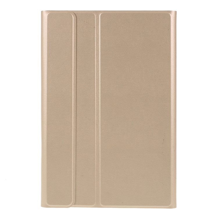 Funda De Cuero Inteligente Con Teclado Bluetooth Para Samsung Galaxy Tab S5e SM-T720 / SM-T725 - Oro-3