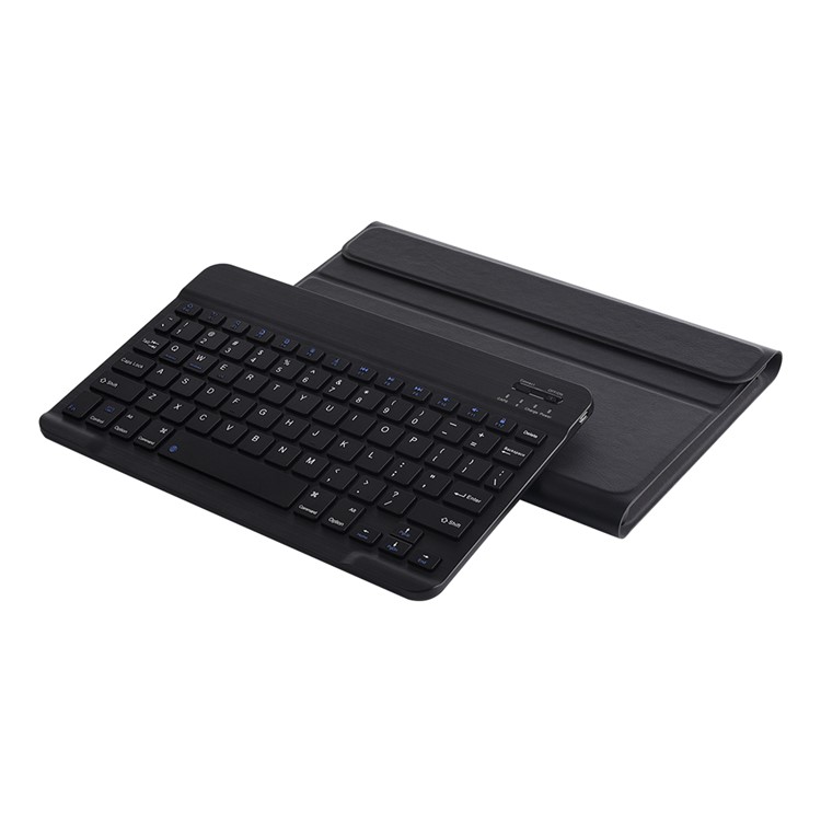 Auto-absorb Leather Tablet Case + Brushed ABS Keyboard for Samsung Galaxy Tab A 10.1 (2019) SM-T515 / SM-T515-2