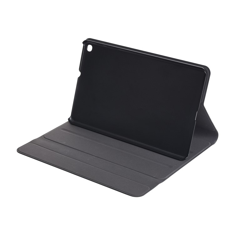 Auto-absorb Leather Tablet Case + Brushed ABS Keyboard for Samsung Galaxy Tab A 10.1 (2019) SM-T515 / SM-T515-5