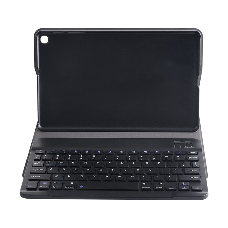 Auto-absorb Leather Tablet Case + Brushed ABS Keyboard for Samsung Galaxy Tab A 10.1 (2019) SM-T515 / SM-T515-6