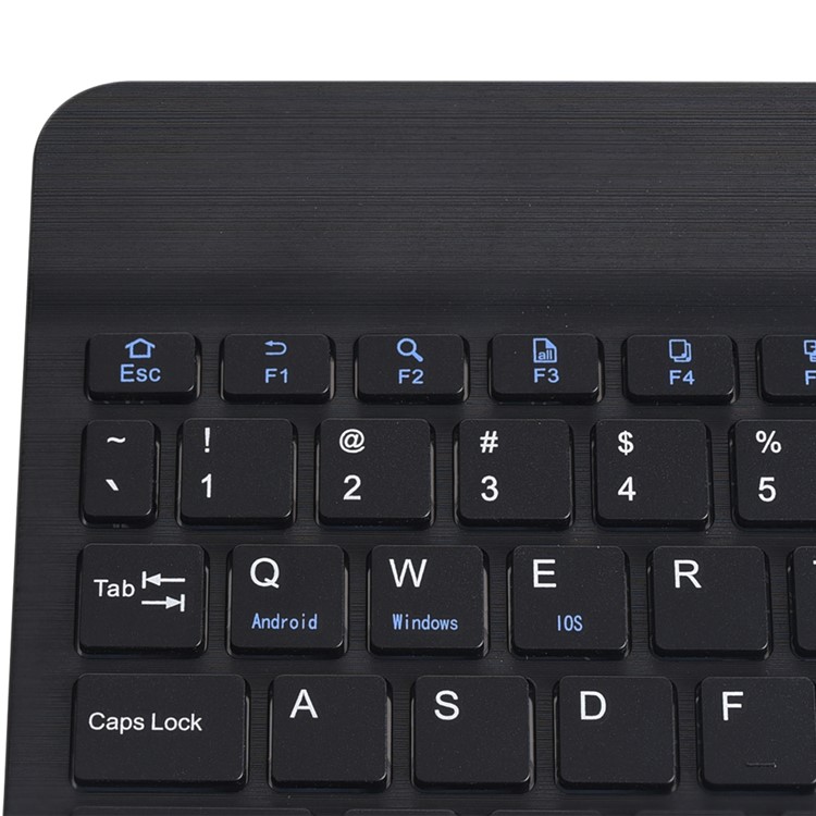 Leather Protective Case + Brushed ABS Keyboard for Samsung Galaxy Tab S5e SM-T720-14