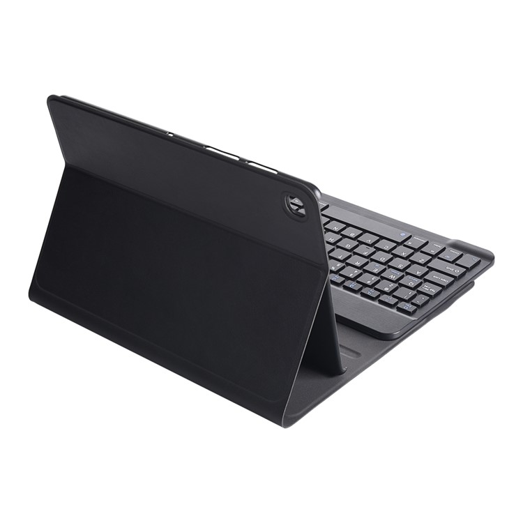 Leather Protective Case + Brushed ABS Keyboard for Samsung Galaxy Tab S5e SM-T720-6