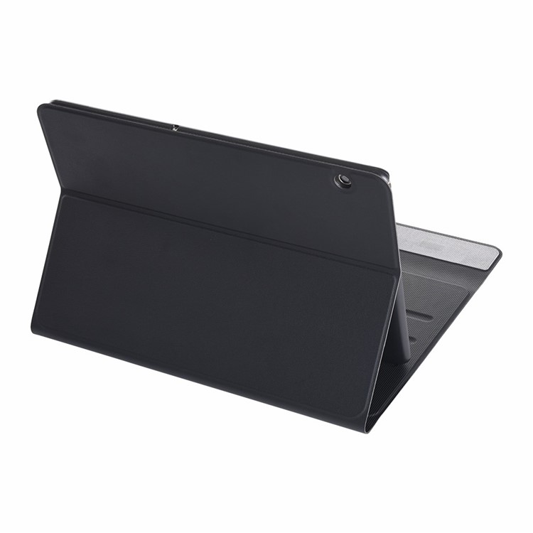 HW3028-2 Bluetooth Removível A1 Teclado Tampa De Couro Para Huawei Mediapad T5 10 / Almofada De Honra 5 10,1 Polegadas / Aproveite Pad 10,1 Polegadas - Preto-11