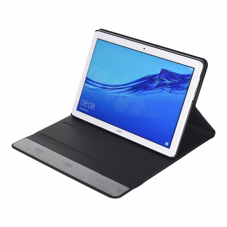 HW3028-2 Bluetooth Removível A1 Teclado Tampa De Couro Para Huawei Mediapad T5 10 / Almofada De Honra 5 10,1 Polegadas / Aproveite Pad 10,1 Polegadas - Preto-5