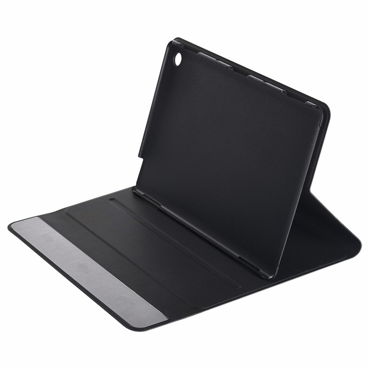 HW3028-1 Bluetooth Removable A1 Keyboard Leather Case for Huawei MediaPad M5 lite 10/MediaPad C5 10 - Black-8