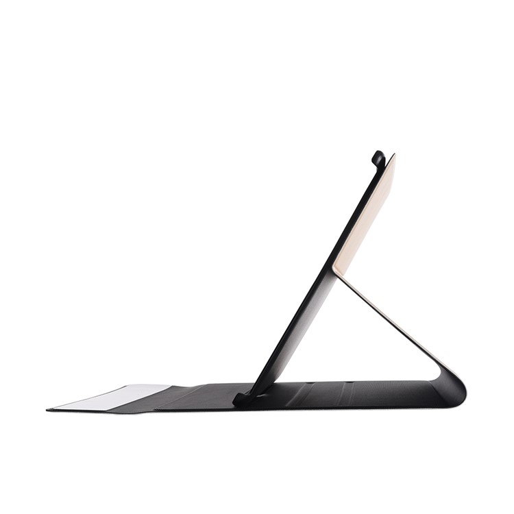 HW3028-4 PU Leather Shell + Aluminum Alloy Detachable Bluetooth Keyboard for Huawei MediaPad M6 10.8-inch - Gold-8