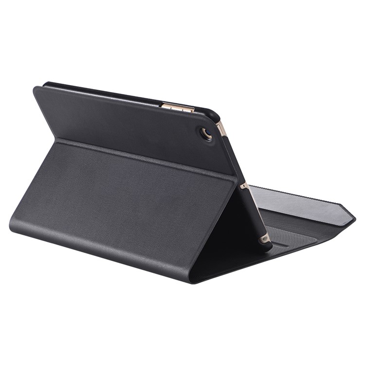 Destacável Teclado Bluetooth + PU Caixa Para Comprimidos Para Capas De Couro Mini-3 / Mini-2 / Mini- - Preto-4