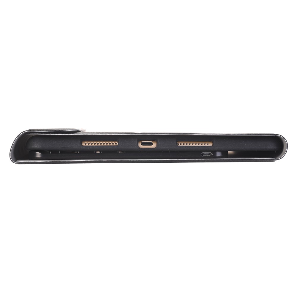 2 in 1 Bluetooth Keyboard with Stand Leather Tablet Casing for iPad 10.2 (2020) (2019)/Air 10.5 inch (2019)/Pro 10.5-inch (2017) (A102B) - Black-8