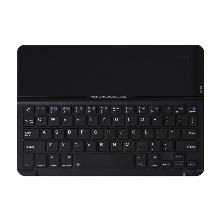 FT-2062B Detachable Tempered Glass Bluetooth Keyboard + PU Leather Tablet Case for iPad 10.2 (2019)-14