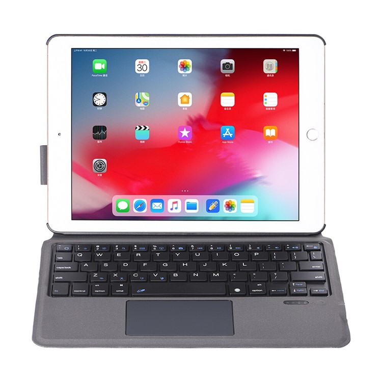 T1092 Detachable Bluetooth Keyboard + PU Leather Tablet Shell for iPad Air 10.5 inch (2019)/Pro 10.5-inch (2017) - Black-5