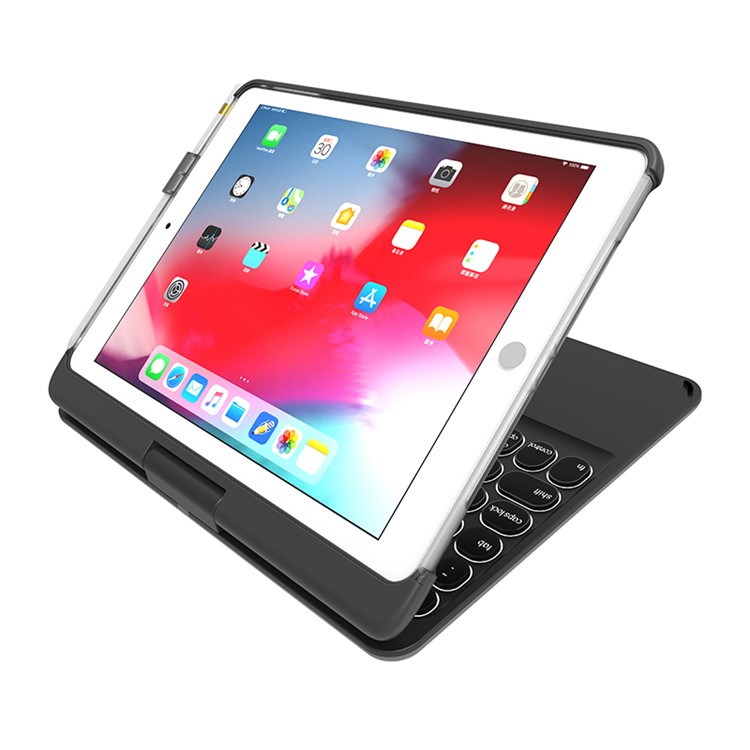 Bluetooth-Tastatur Mit Rotierend Fall Ständern Für IPad 9,7 Zoll (2017) / (2018) / Pro 9.7 Zoll (2016) / Luft-2 / Luft-5