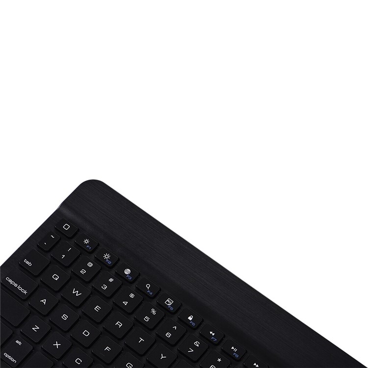 FT-1036 Auto-absorbed Leather Tablet Cover + Brushed ABS Keyboard for iPad 10.2 (2019) - Black-13