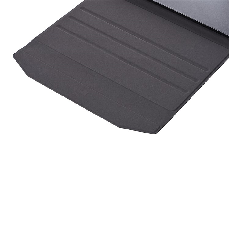 FT-1036 Auto-absorbed Leather Tablet Cover + Brushed ABS Keyboard for iPad 10.2 (2019) - Black-17