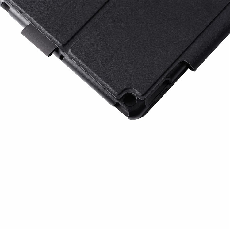 T1015 2-in-1 Ultra-thin Bluetooth Keyboard Leather Stand Case for iPad 10.2 (2019) - Black-12