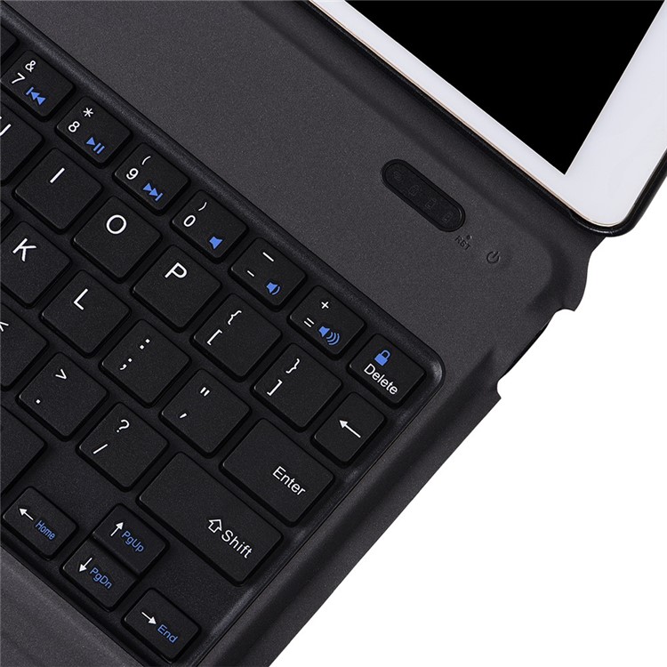 T1015 2-in-1 Ultra-thin Bluetooth Keyboard Leather Stand Case for iPad 10.2 (2019) - Black-14