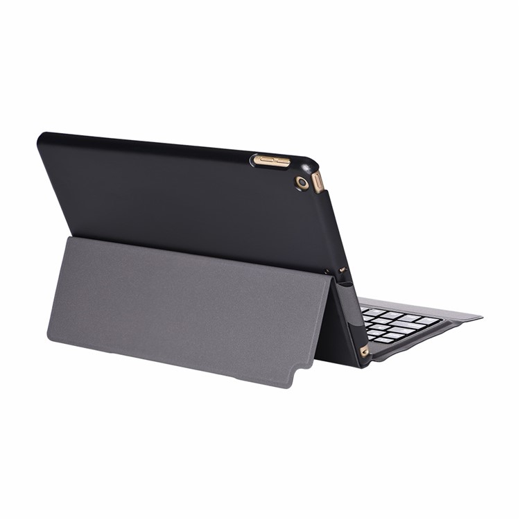 T1015 2-in-1 Ultra-thin Bluetooth Keyboard Leather Stand Case for iPad 10.2 (2019) - Black-8