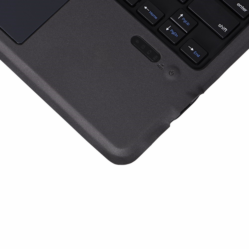 T1095 Ultra-thin Bluetooth Keyboard with Touchpad + Leather Case for iPad 10.2 (2019) - Black-13