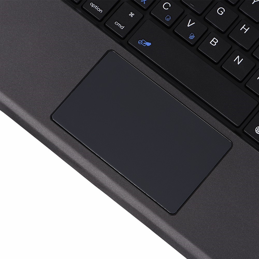 T1095 Ultra-thin Bluetooth Keyboard with Touchpad + Leather Case for iPad 10.2 (2019) - Black-14