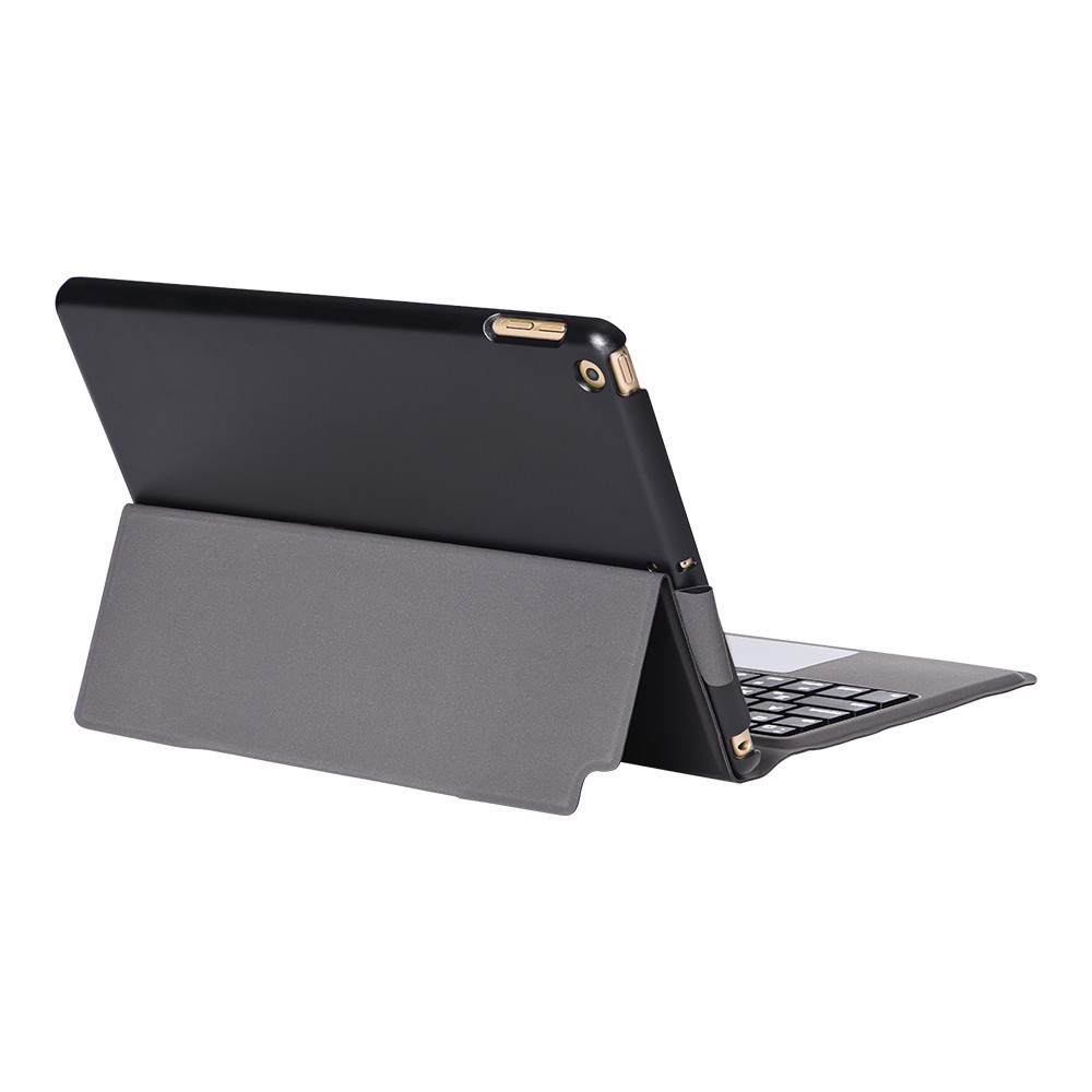 T1095 Ultra-thin Bluetooth Keyboard with Touchpad + Leather Case for iPad 10.2 (2019) - Black-7