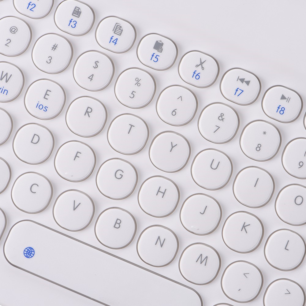 FT-3031 Bluetooth Keyboard Case for Huawei MatePad Pro - White-7