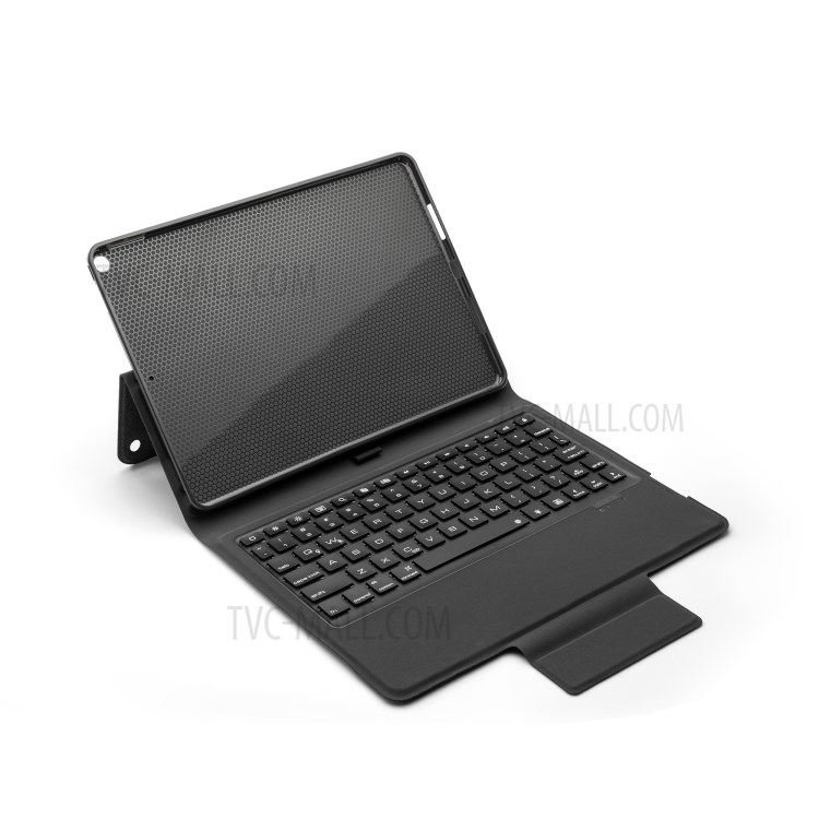 Bluetooth Keyboard Leather Stand Case for iPad 10.2 (2019)-14