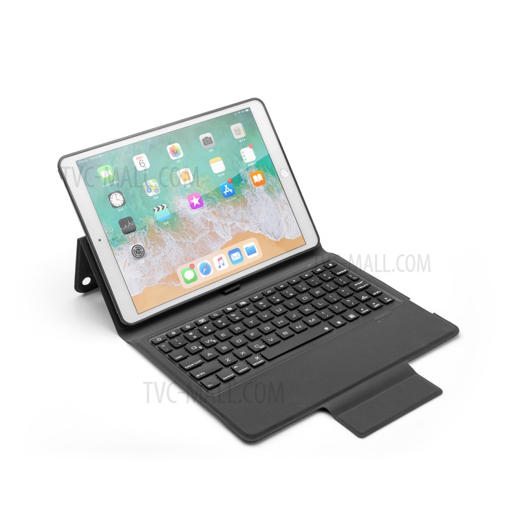 Bluetooth Keyboard Leather Stand Case for iPad 10.2 (2019)-15
