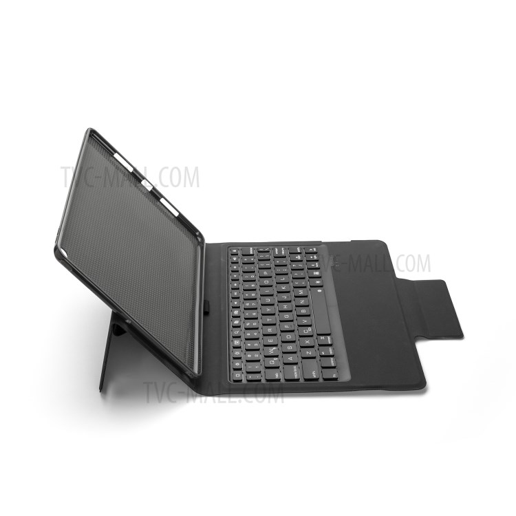 Bluetooth Keyboard Leather Stand Case for iPad 10.2 (2019)-17