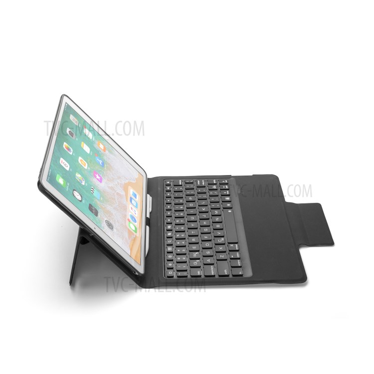 Bluetooth Keyboard Leather Stand Case for iPad 10.2 (2019)-18