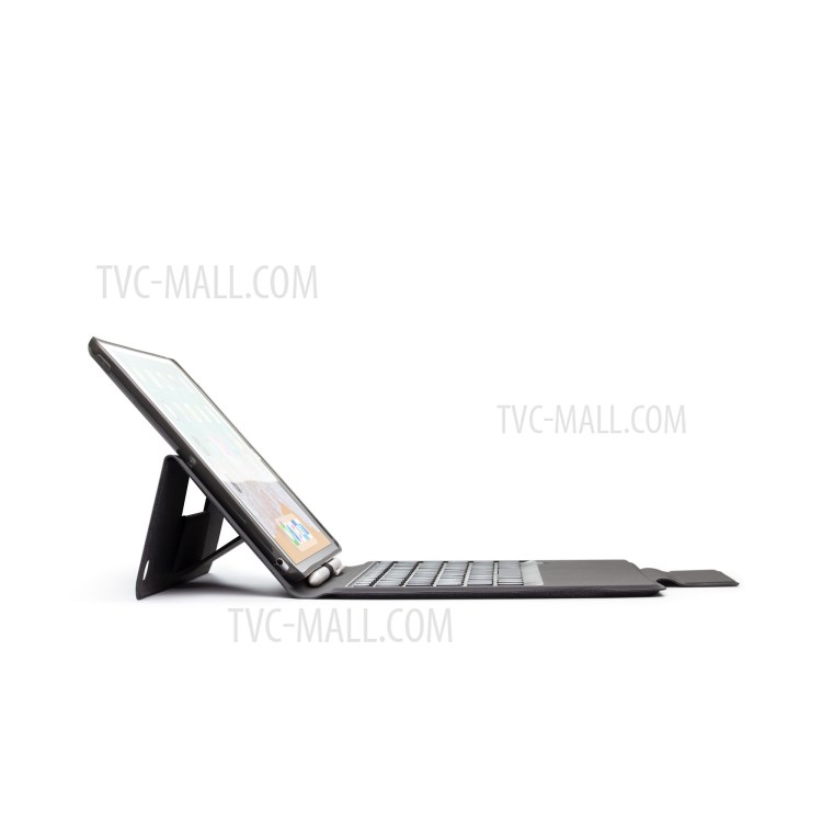 Bluetooth Keyboard Leather Stand Case for iPad 10.2 (2019)-19