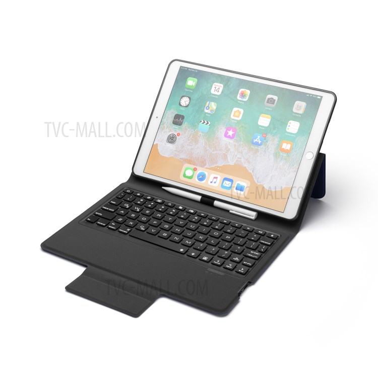 Bluetooth Keyboard Leather Stand Case for iPad 10.2 (2019)-23