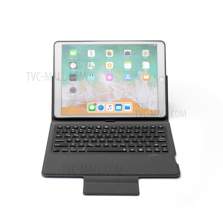 Bluetooth Keyboard Leather Stand Case for iPad 10.2 (2019)-32