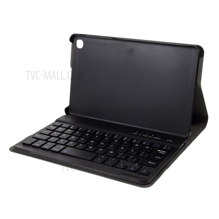 Wireless Bluetooth Keyboard Leather Stand Case for Samsung Galaxy Tab A 8.4 (2020) T307 - Black-8