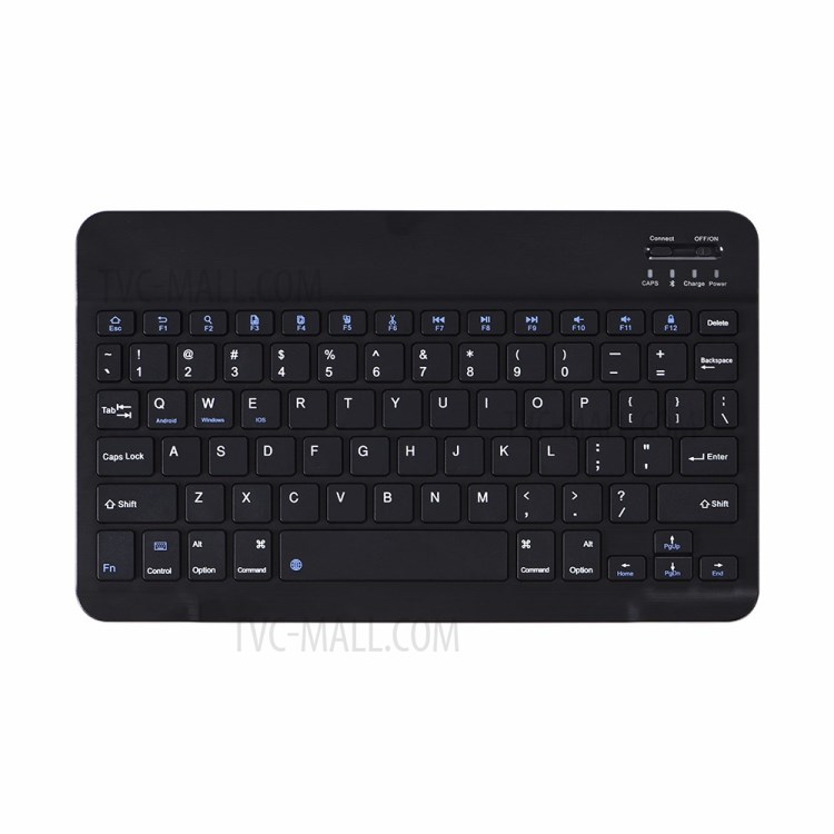 Sem Fio Bluetooth Keyboard Stand Shell Para Samsung Galaxy Tab S6 Lite P610 - Preto