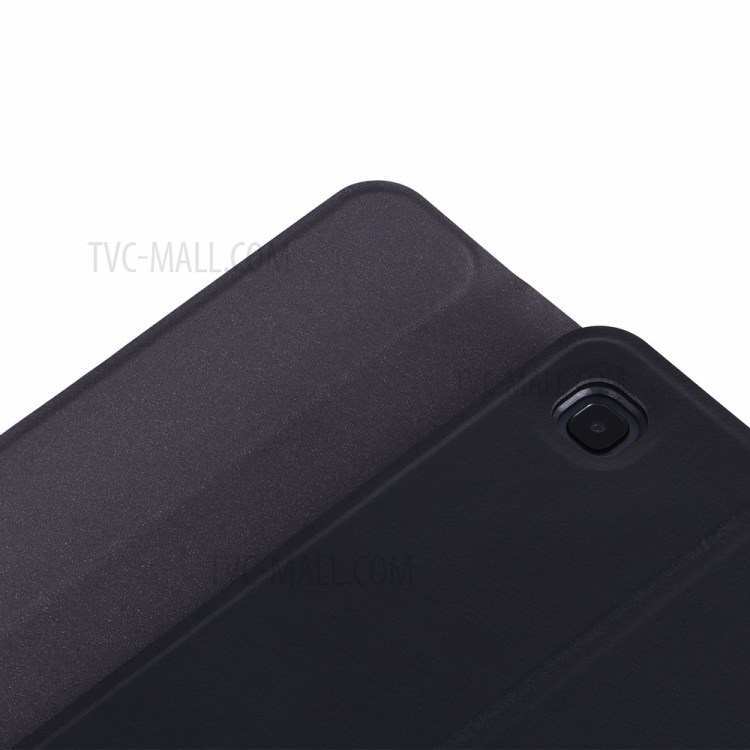Teclado Bluetooth Shell Estande Couro Sem Fio Para Galaxy Tab Samsung S6 Lite P610 - Preto-7