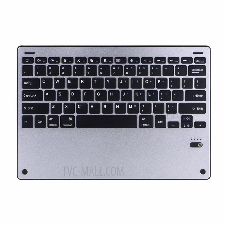Removable Aluminium Alloy Bluetooth Keyboard Leather Stand Shell for iPad Pro 12.9-inch (2020) (2018)-10