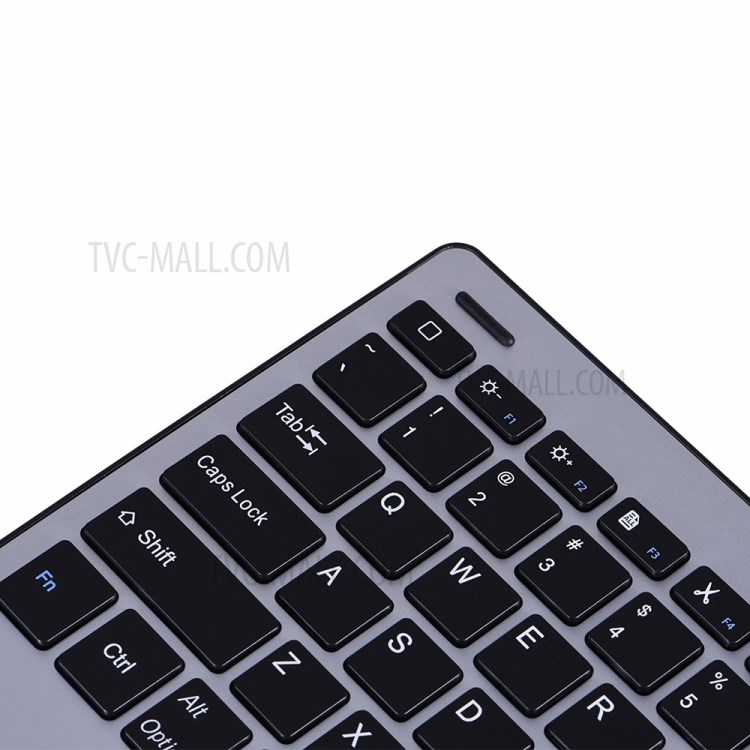 Removable Aluminium Alloy Bluetooth Keyboard Leather Stand Shell for iPad Pro 12.9-inch (2020) (2018)-13