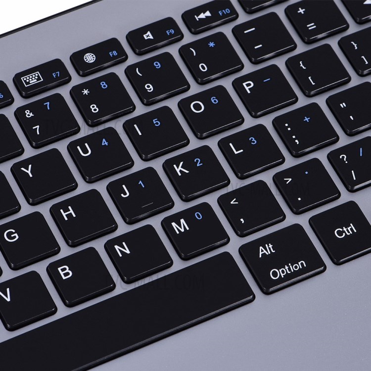 Removable Aluminium Alloy Bluetooth Keyboard Leather Stand Shell for iPad Pro 12.9-inch (2020) (2018)-14