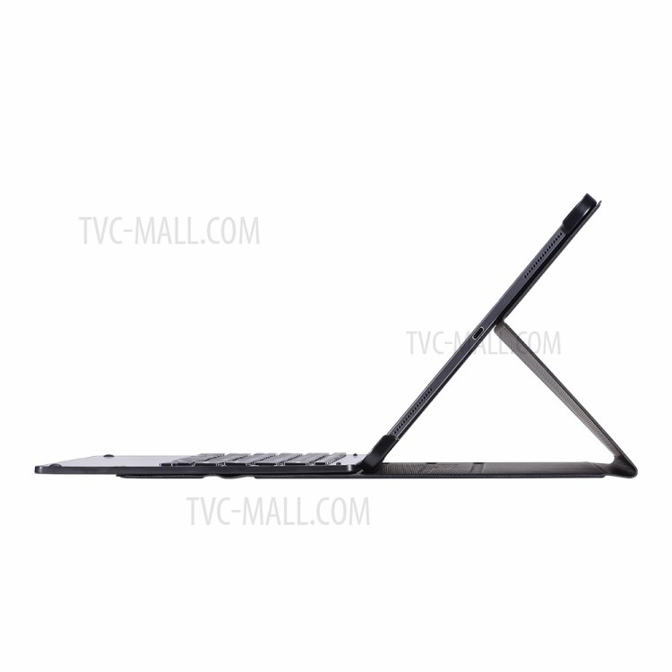 Removable Aluminium Alloy Bluetooth Keyboard Leather Stand Shell for iPad Pro 12.9-inch (2020) (2018)-17