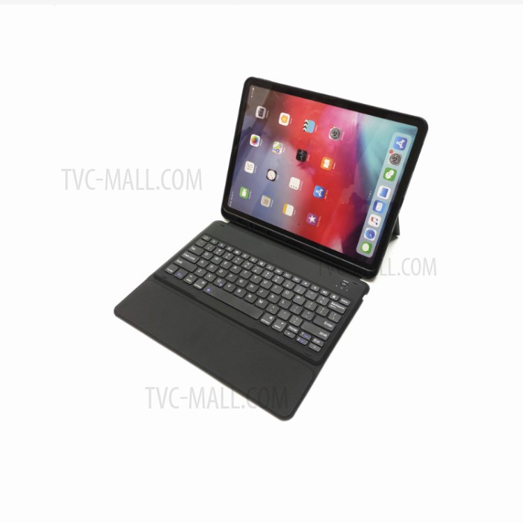 Bluetooth Caso De Cuero De Teclado Para Ipad Pro 12,9 Pulgadas (2020) / (2018)-3