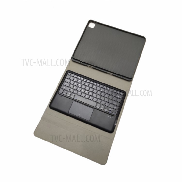 Teclado Bluetooth Caso Estande Couro Removível Com Slot Caneta Para Ipad Pro 12,9 Polegadas (2020) (2018)-4