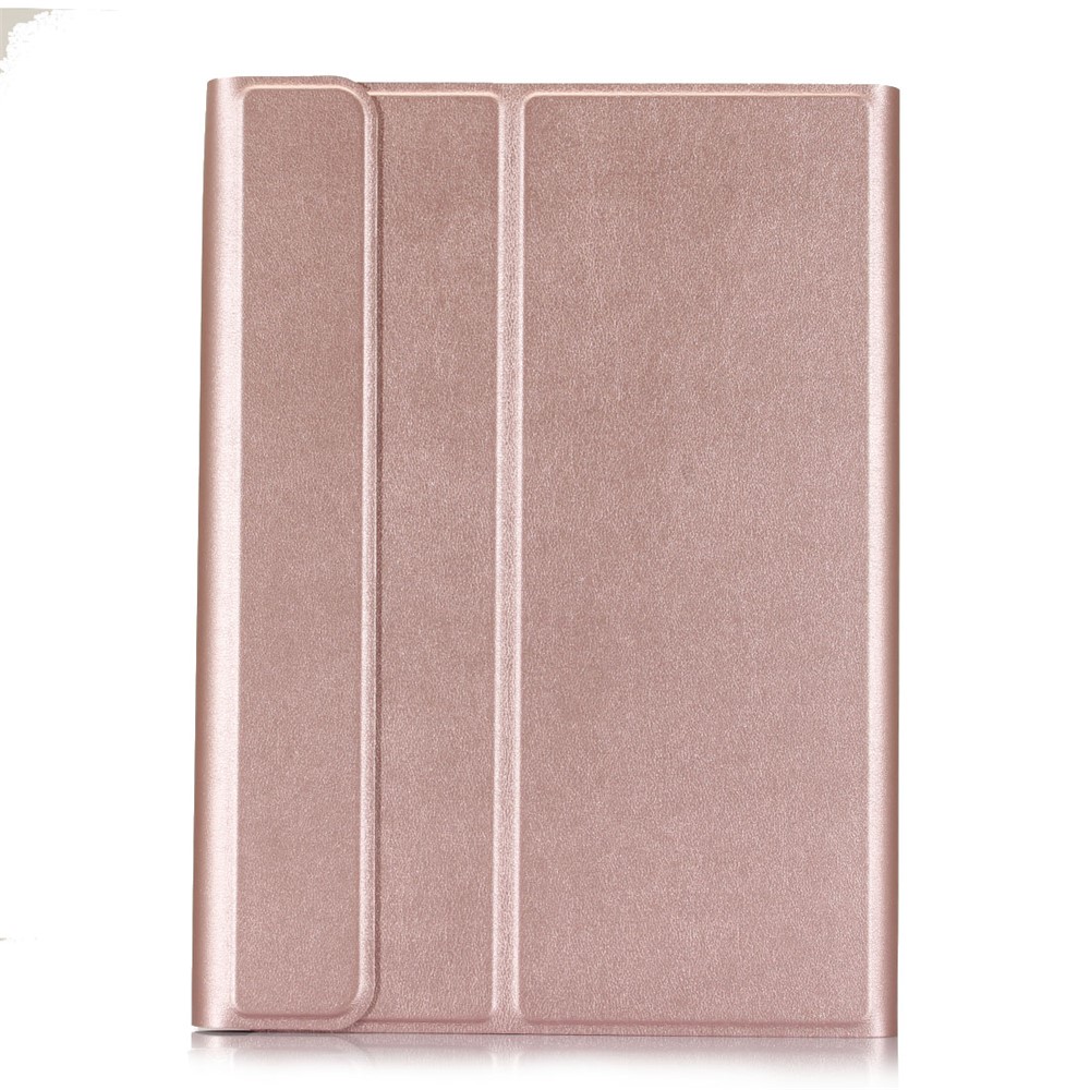 Detachable Bluetooth Keyboard Leather Stand Case for Samsung Galaxy Tab A7 10.4 (2020) T500 T505 - Rose Gold-2