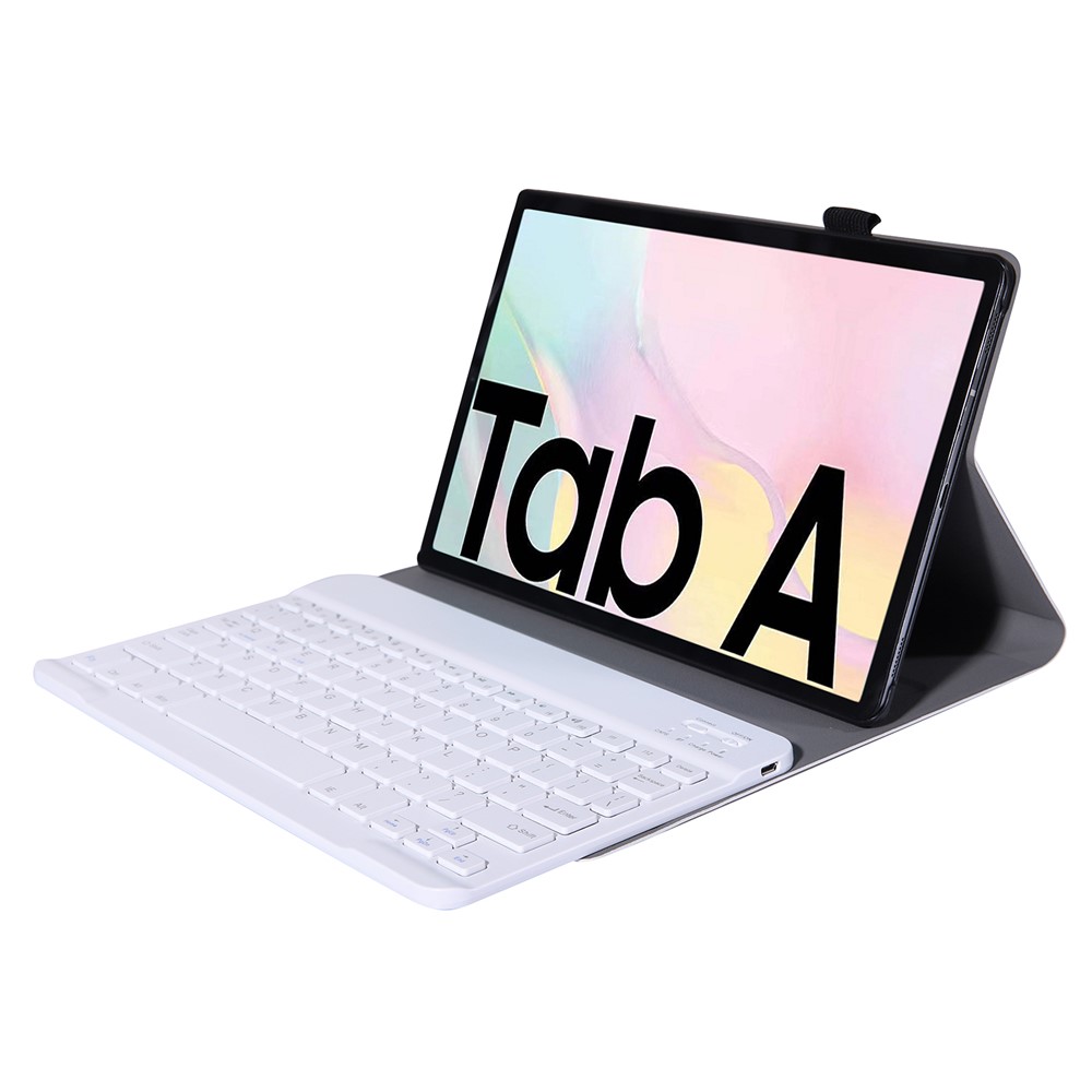 Detachable Bluetooth Keyboard Leather Stand Case for Samsung Galaxy Tab A7 10.4 (2020) T500 T505 - Rose Gold-7