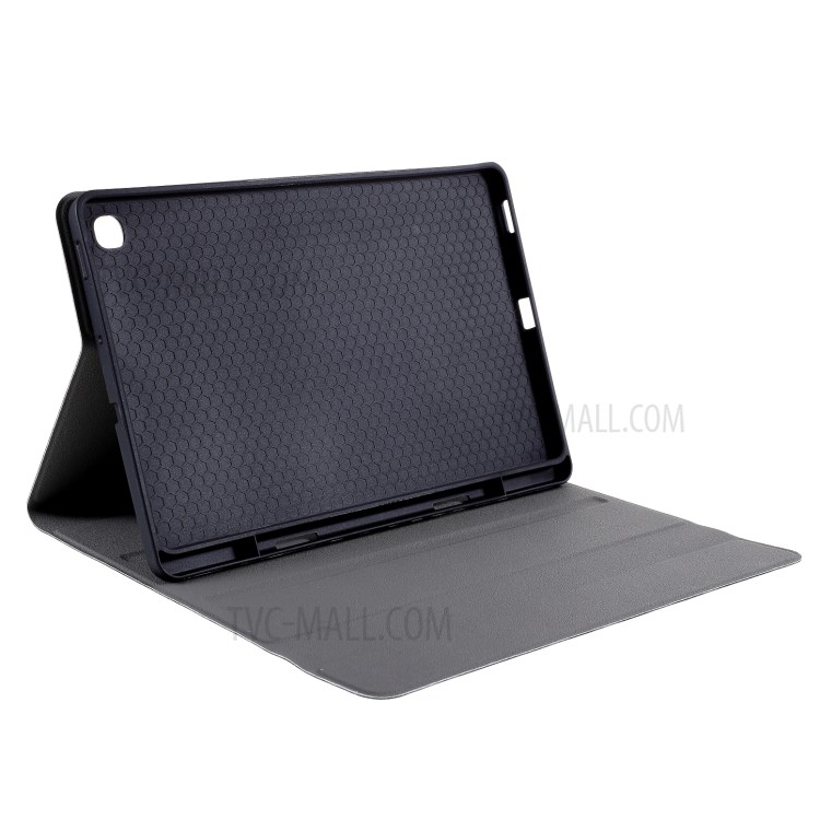 Detachable Bluetooth Keyboard Leather Protective Cover for Samsung Galaxy Tab S6 Lite 10.4-inch P610/P615 (2020) - Black-9