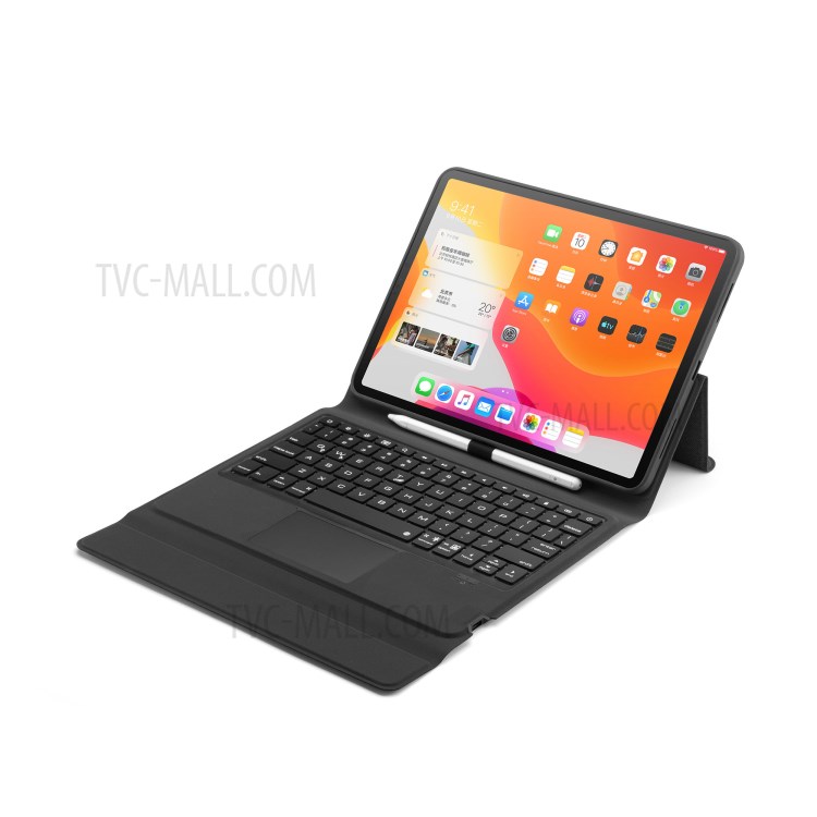 W11TS Clavier Bluetooth Sans Fil Avec Pavé Tactile Pour Coque En Cuir IPad Pro 11 Pouces (2020) / (2018) - Noir-7