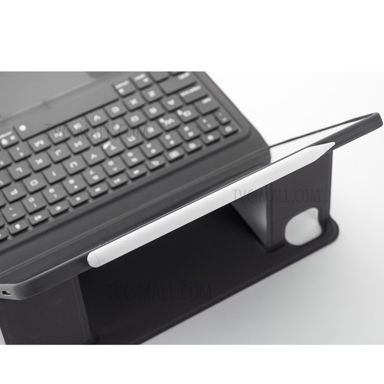 W11TS Wireless Bluetooth Keyboard with Touch Pad for iPad Pro 11-inch (2020)/(2018) Leather Shell - Blue-12