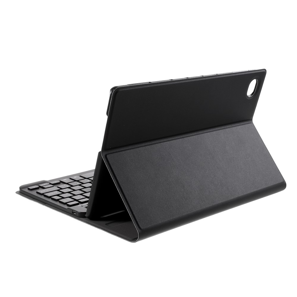 Drahtlose Bluetooth-Tastatur-Leder-Stand-Shell Für Huawei MediaPad M5 Lite 10,1 "/ C5 10.1" - Schwarz-8