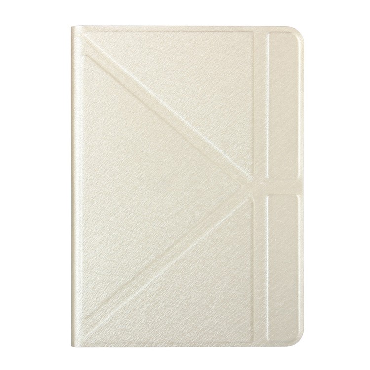 OATSBASF 4mm Ultrathin Bluetooth Keyboard Leather Stand Case for iPad Air 2 / Air - Gold-2